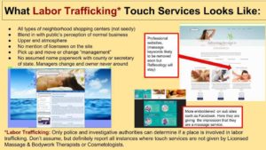 slideshow potential labor trafficking signs