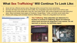 slideshow common sign sex trafficking