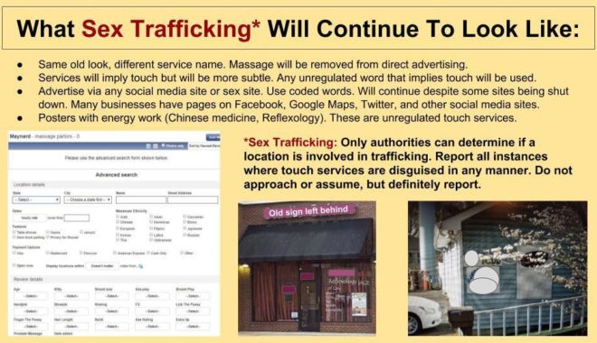 slideshow common sign sex trafficking